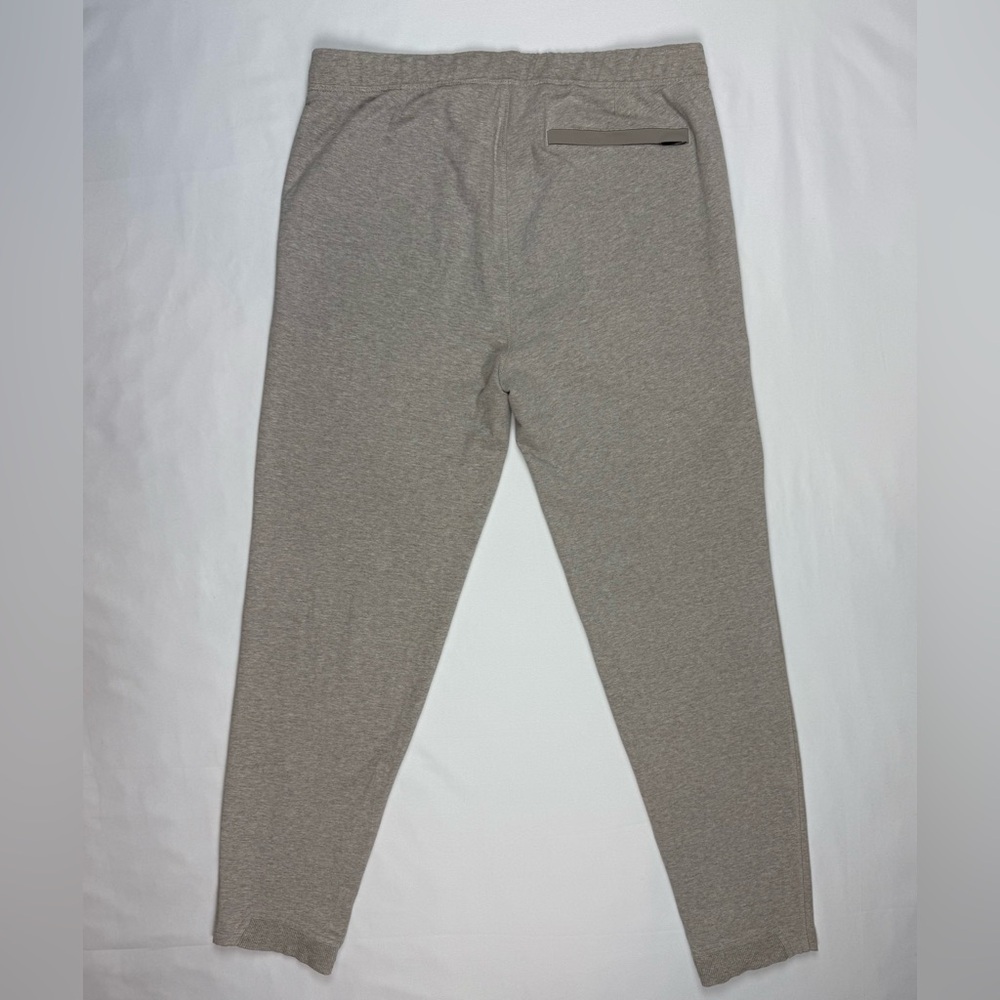 Mack Weldon Mens Ace Sweatpants Sz Large Heathered Beige Tapered B3 - Picture 2 of 7